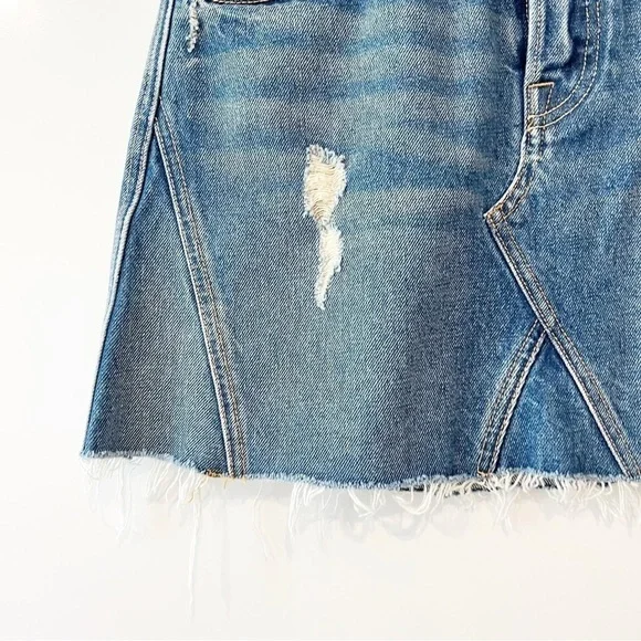 NWT GRLFRND Eva A-Frame Gusset Skirt in Walk This Way - Picture 7 of 11